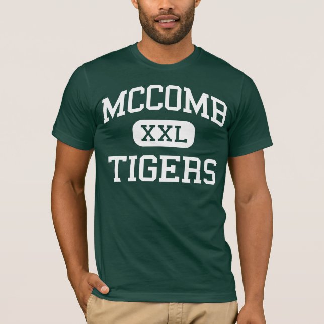 Camiseta McComb - tigres - High School secundaria - McComb (Anverso)