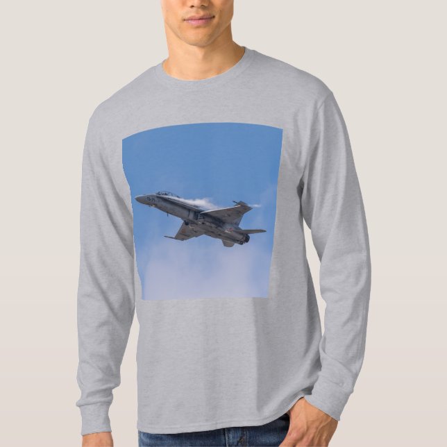 Camiseta McDonnell Douglas F/A-18 Hornet (Anverso)