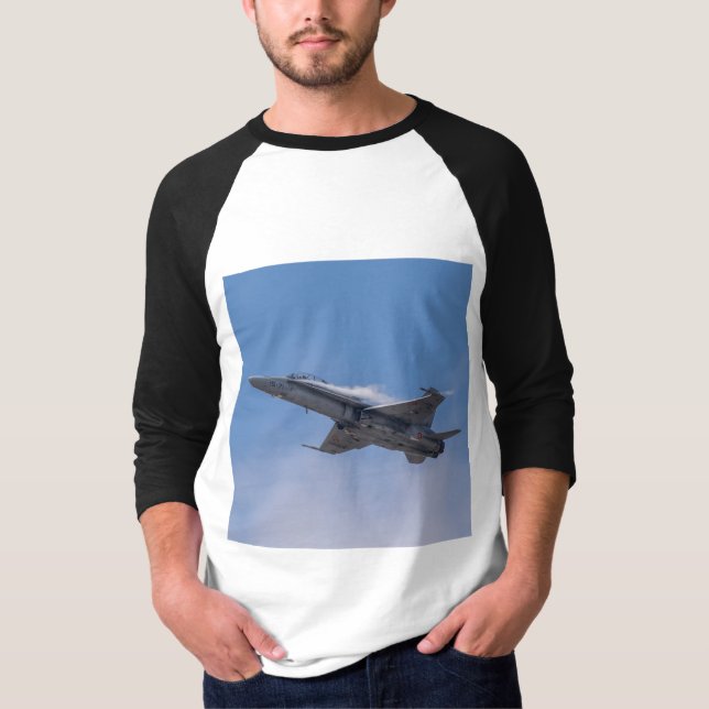 Camiseta McDonnell Douglas F/A-18 Hornet (Anverso)