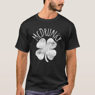 Camiseta McDrunky Irish Clover St Patrick's Day Graciosa Be