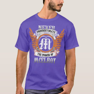 Camiseta Mcelroy Name Shirt Nunca Subestima El Poder O