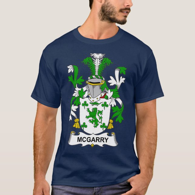 Camiseta McGarry Coat of Arms Family Crest (Anverso)