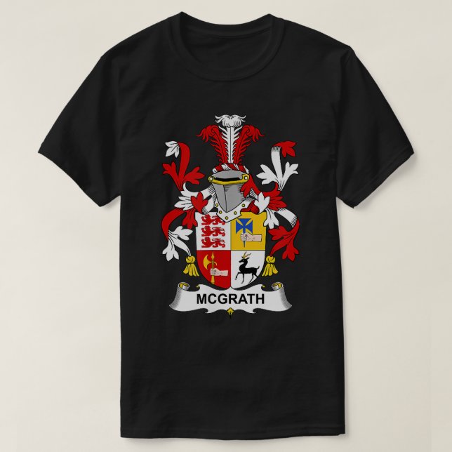 Camiseta McGrath Coat of Arms Family Crest  (Diseño del anverso)