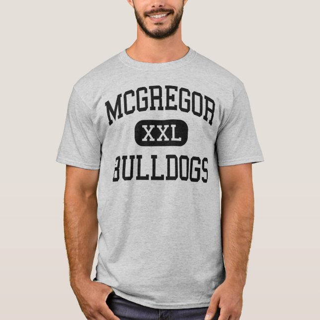 Camiseta McGregor - bulldoges - High School secundaria - (Anverso)