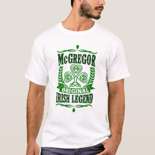 Camiseta McGregor Nombre St. Día de San Patricio Leyenda Ir