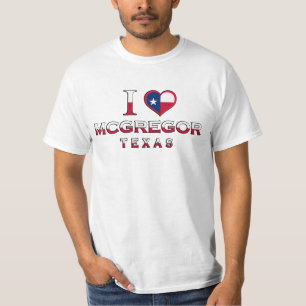 Camiseta McGregor, Tejas