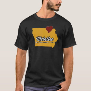 Camiseta McIntire IOWA IA USA Cute Souvenir Merch US City