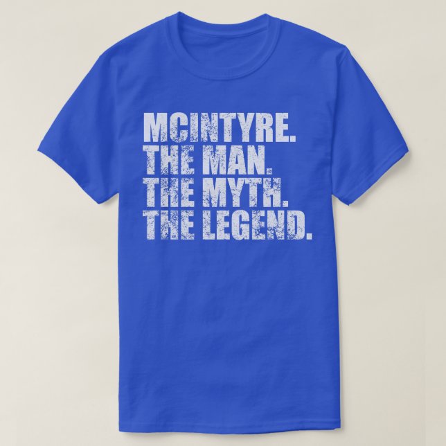 Camiseta McintyreMcintyre Nombre de la familia Mcintyre ape (Diseño del anverso)