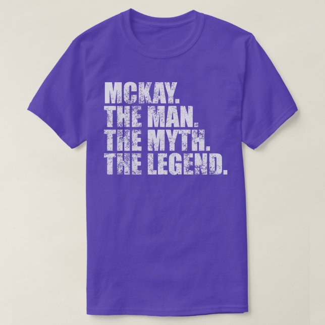 Camiseta MckayMckay Nombre de la familia Mckay apellido Mck (Diseño del anverso)