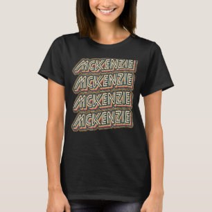 Camiseta Mckenzie Groovy Style Retro Design My Name is Mcke