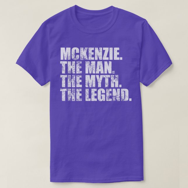 Camiseta Mckenzie Mckenzie apellido Mckenzie apellido Mc (Diseño del anverso)