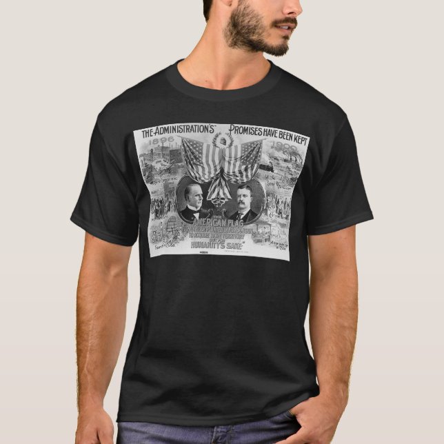 Camiseta Mckinley 1900 - Teddy Roosevelt (Anverso)