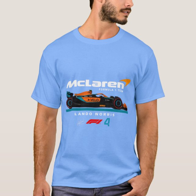 Camiseta Mcl f mclaren f team lando norris f retro retro (Anverso)