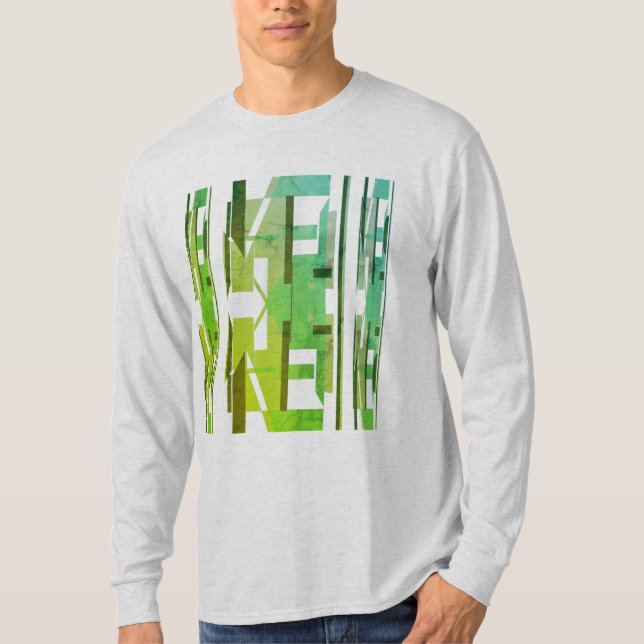 Camiseta MCM con estampado de oliva verde de lima parecen a (Anverso)