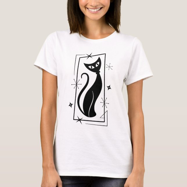 Camiseta MCM de MOD de espacio moderno para gato de estrell (Anverso)