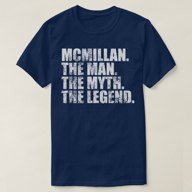 Camiseta McmillanMcmillan Nombre de la familia Mcmillan ape