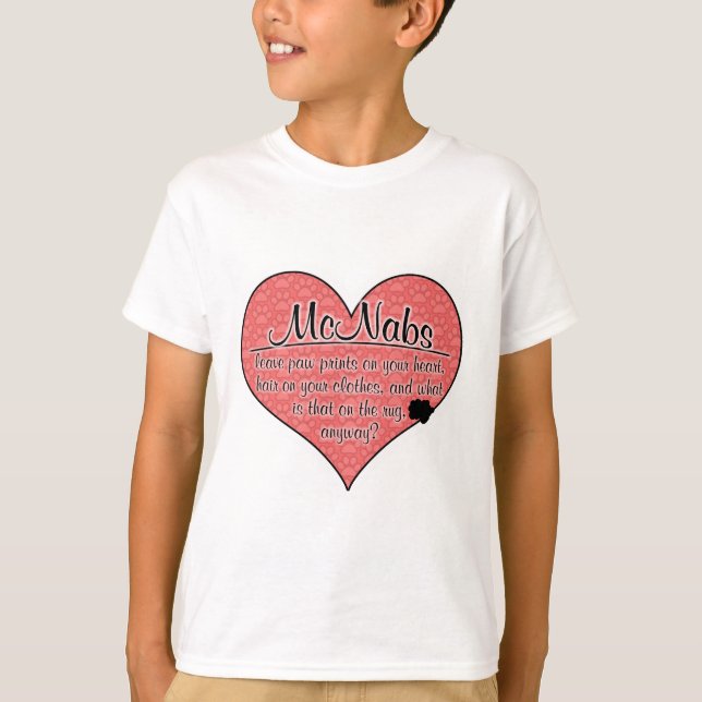 Camiseta McNab Paw Imprime Humor De Perro (Anverso)