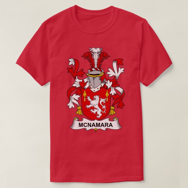 Camiseta McNamara Coat of Arms Family Crest  (Diseño del anverso)