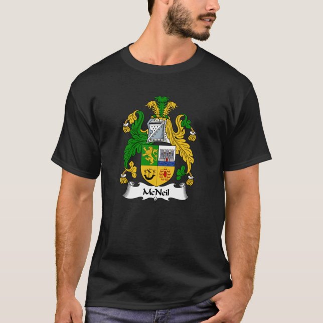 Camiseta McNeil Coat de Arms McNeil Family Crest (Anverso)