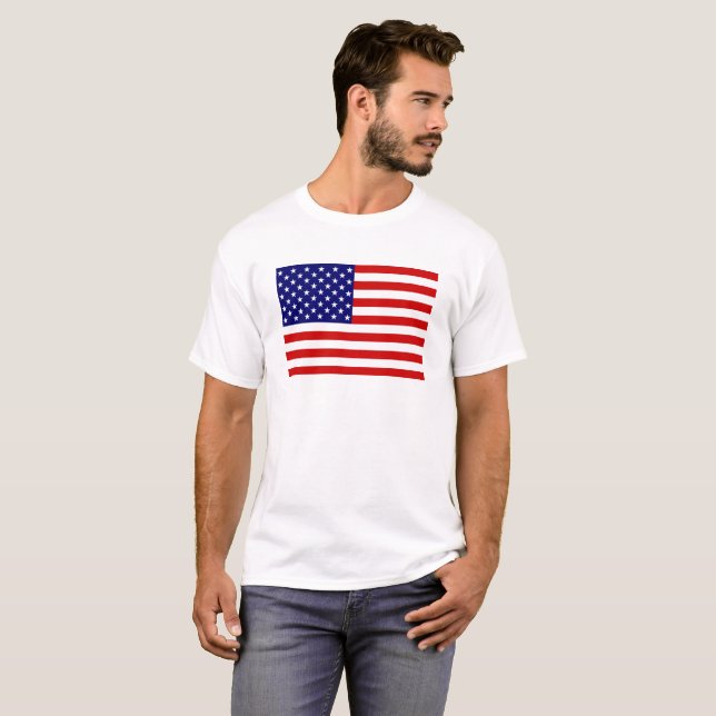 Camiseta mcnt de la bandera de EE.UU. (Anverso completo)