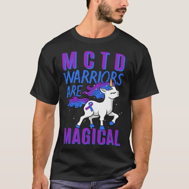 Camiseta MCTD Enfermedad mixta de tejido conjuntivo Unicorn (Anverso)