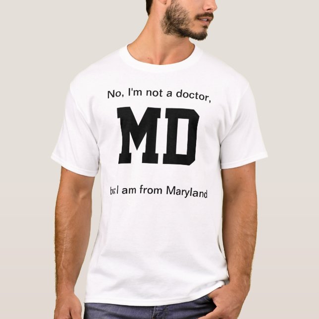 Camiseta MD de Maryland (Anverso)