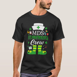 Camiseta MDS Patricks Nurs Crew St Patrick Day Leprechaun