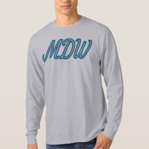 Camiseta MDW Chicago Airport Code - Midway International