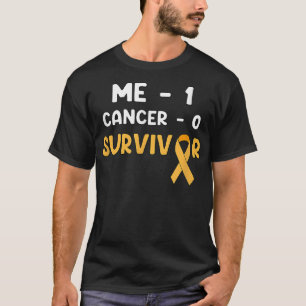 Camiseta Me 1 Cancer 0 - Sobreviviente del cáncer infantil 