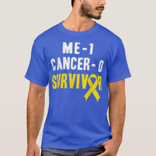 Camiseta Me 1 Cancer 0 - Sobreviviente del cáncer infantil