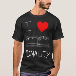 Camiseta Me <3 tonalidad acorde de Tristan (líneas blancas,