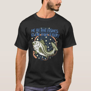 Camiseta Me a los Peces Corcho Flotador de Agua Dulce Río