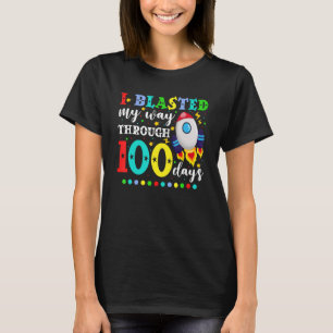 Camiseta Me abrasé camino a través de 100 días niños niños