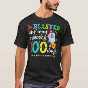 Camiseta Me abrasé camino a través de 100 días niños niños