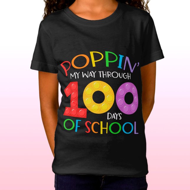 Camiseta Me abriré camino a través de 100 días de colegio (Subido por el creador)