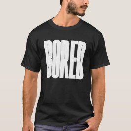 Camiseta Me aburre el logo en negrita