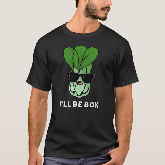 Camiseta Me aburriré Cine divertida Veggie Pun Dark BG (Anverso)