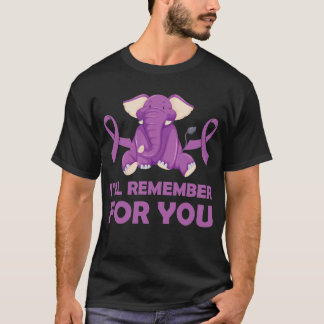 Camiseta Me acordaré de la conciencia de Alzheimer