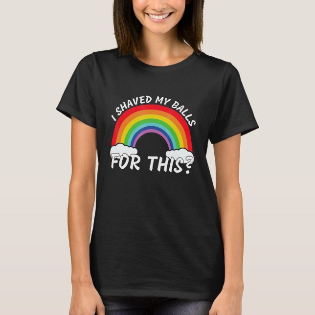 Camiseta Me Agité Las Bolas Para Esta Cita (Anverso)