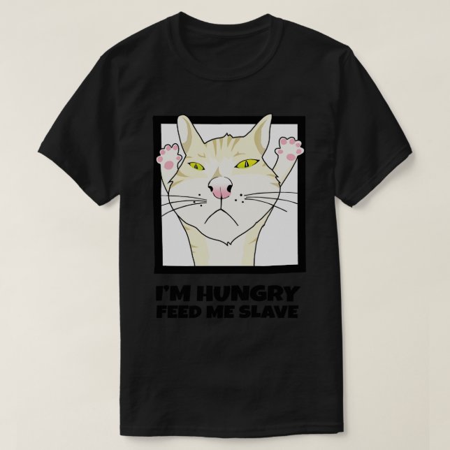 Camiseta Me Alimenta Hambre Ahora (Diseño del anverso)