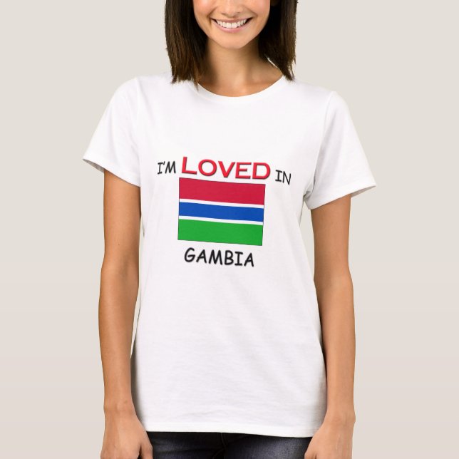 Camiseta Me aman en GAMBIA (Anverso)