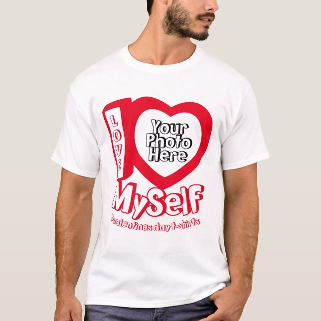 Camiseta Me amo a mí mismo San Valentín lindo gracioso (Anverso)