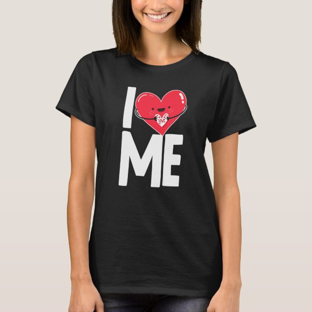 Camiseta Me Amo El Corazón Yo Mismo Amor (Anverso)
