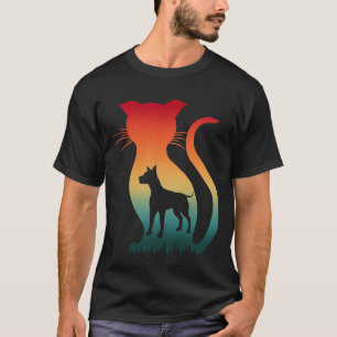 CAMISETA ME AMO GATO PERRO REGALO PARA AMANTES DE ANIMALES