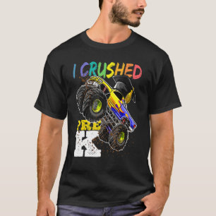 Camiseta Me aplasté antes de que el monstruo del camión de 