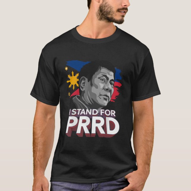 Camiseta Me apoyo al partidario de PRRD Digong Duterte Fili (Anverso)