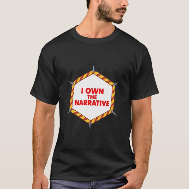 Camiseta Me Apropié de la Narrativa (Anverso)
