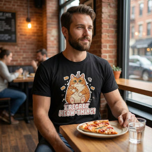 Camiseta Me Arrepiento de Gato Cosa Divertida Fiesta de Piz