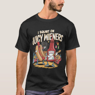 Camiseta Me Arrepito Con Juicy Wieners Humor Meme Diversión