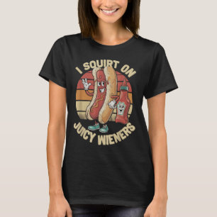Camiseta Me Arrepito Con Juicy Wieners Humor Meme Diversión